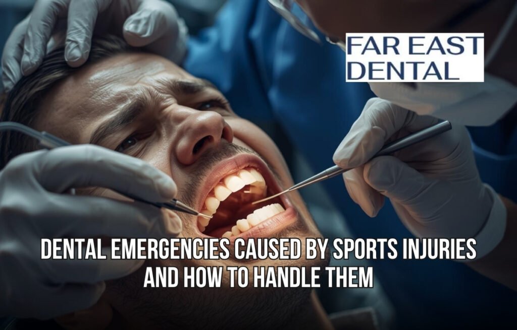 Best emergency dentist Edmonton treating sports-related dental injury