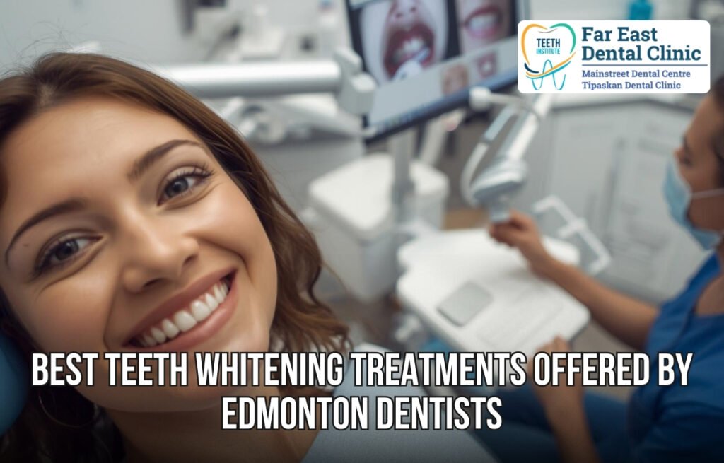 Professional Teeth Whitening Edmonton treatment at dental clinic