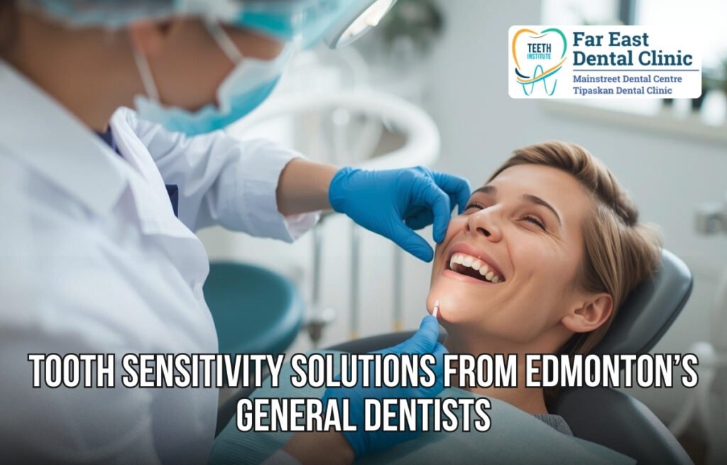 Tooth Sensitivity Treatment Edmonton by professional dentist