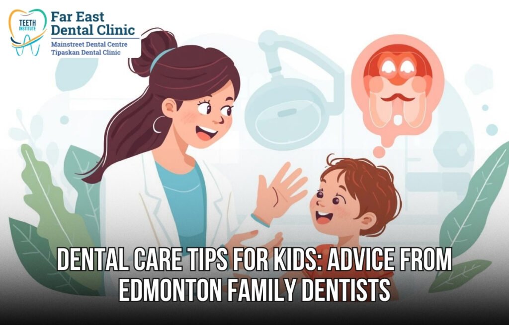 dental care for kids Edmonton at children dental clinic