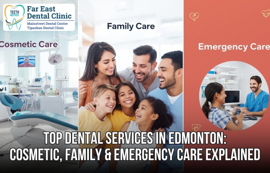 dental services Edmonton at modern dental clinic