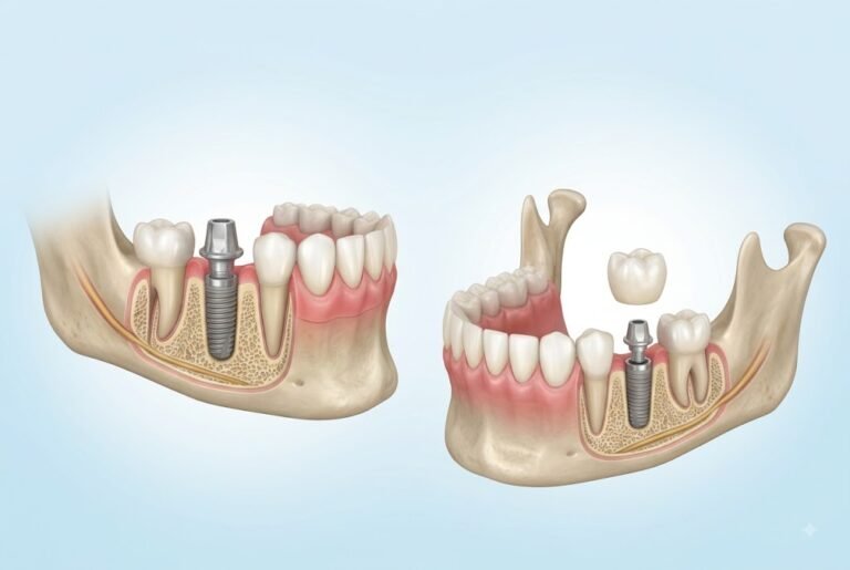 Dental implant restoration in Edmonton