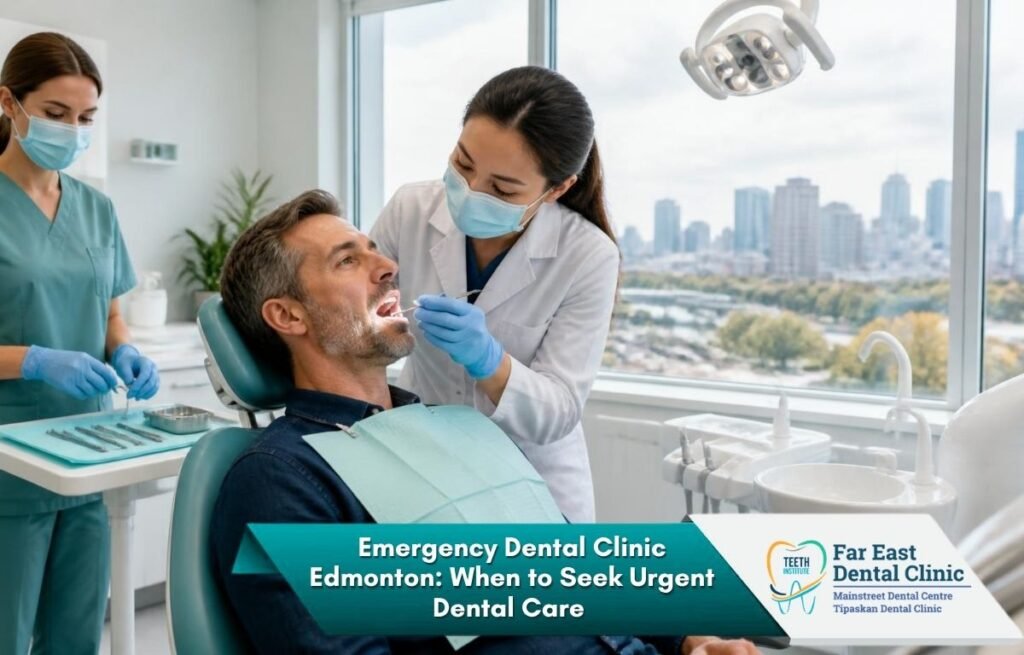Emergency dental clinic Edmonton for urgent dental care